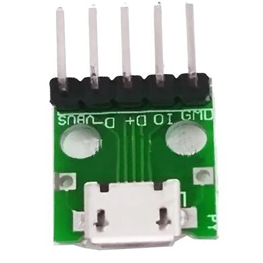 EClyxun 1 шт. Micro USB разъем для DIP адаптер 5pin гнездо Разъем b Тип печатной платы конвертер