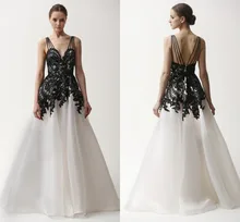 Sexy Erstaunliche 2016 Wunderschöne Abendkleider Schwarz Spitze Appliques Reißverschluss abendkleid Formale Frauen Prom Kleider