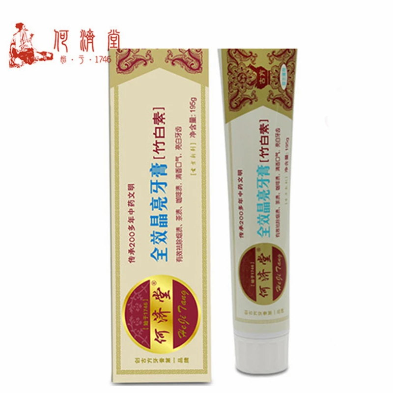 

HeJiTang Bamboo White Essence Toothpaste Anti-Halitosis Go Smoke Stains To Stain Teeth Whitening Oral Care Whitening Toothpaste