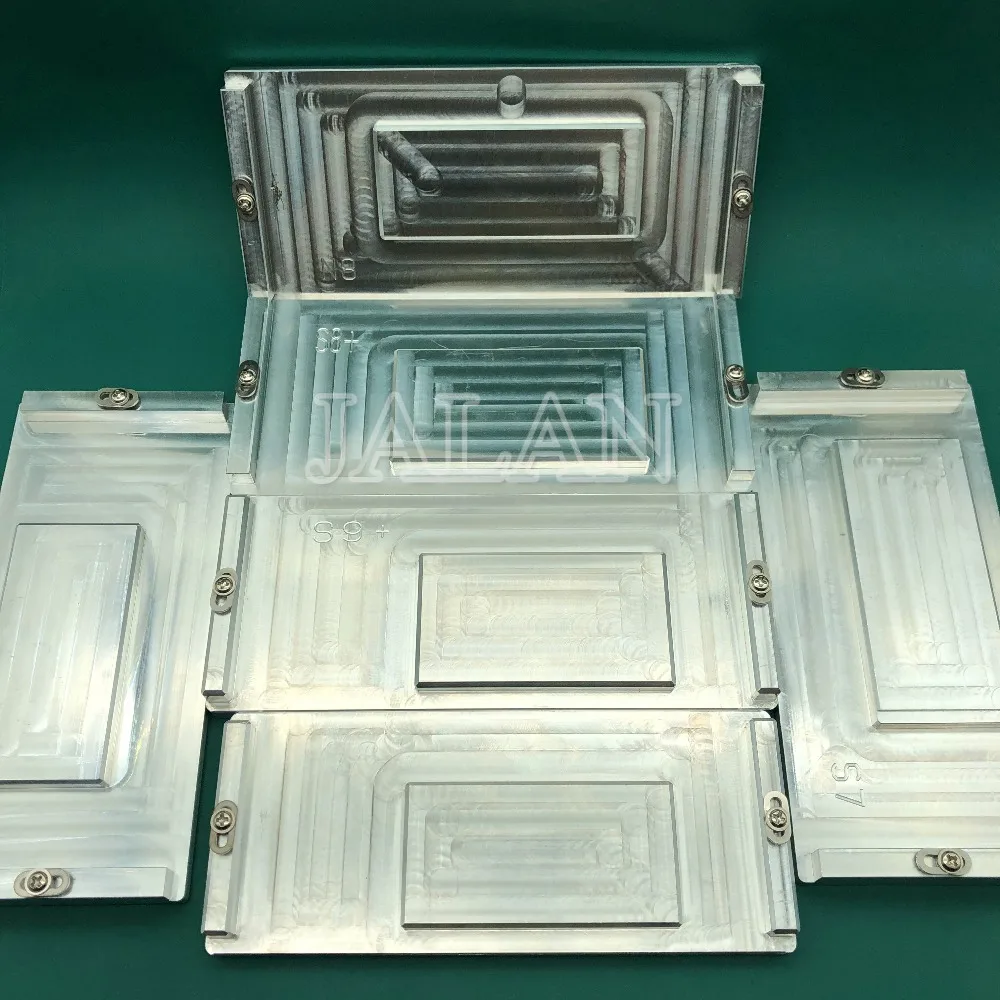 

Frame glue cleaning mold for Samsung S8 plus lcd with middle frame heating cleaning glue for edge glue cleaning elephone repair