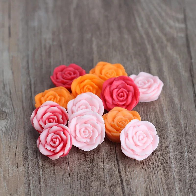 

Rose Flower Silicone Soap Mold 12-Cavity Chocolate Non-Stick Silicone Jelly and Candy Molds
