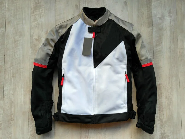 Мотоциклетная одежда, гоночная куртка, гоночная одежда, мотоциклетная одежда для Honda CBR - Цвет: Белый