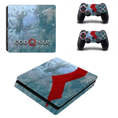 God of War Съемная тонкая наклейка для PS4 для sony playstation 4 консоль и контроллер для Dualshock 4 PS4 тонкая наклейка - Цвет: YSP4S-2088