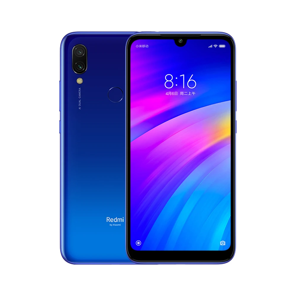 Оригинальный Смартфон Xiaomi Redmi 7 с глобальной версией 3 Гб ОЗУ 32 ПЗУ Восьмиядерный