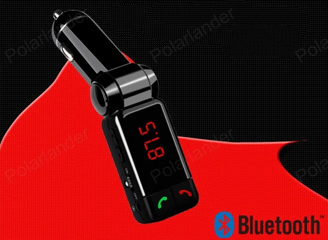 Новая распродажа автомобиля mp3 playerbluetooth fm-передатчик аудио с модулятор громкой fm автомобиля ЖК-дисплей экран