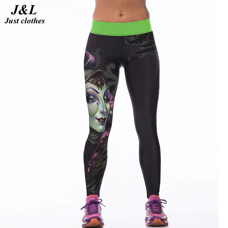 JLZLSHONGLE супер Новые Сексуальные женские для фитнеса леггинсы, штаны для тренировки тигр 3D принт 22 стиля пуш-ап эластичные тонкие леггинсы - Цвет: A12