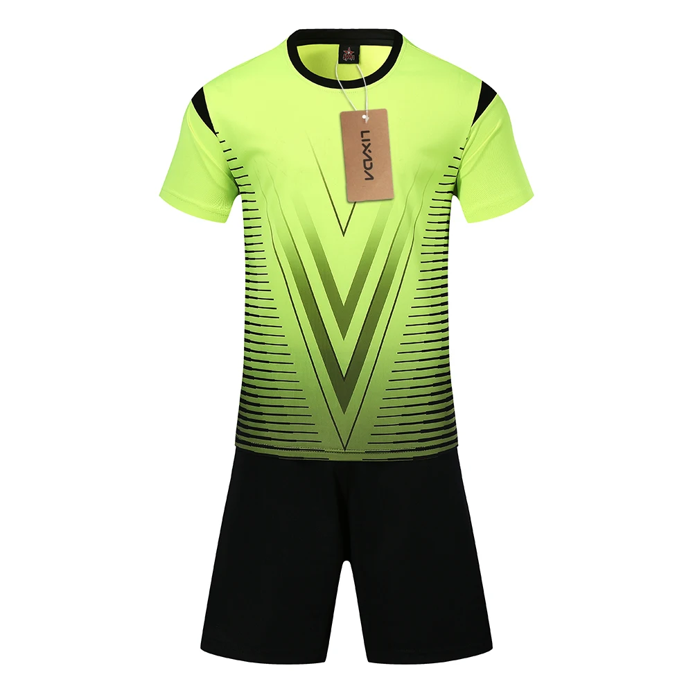 Lixada Professional Soccer Jerseys Set Adult/Kids Breathable Soccer Set Soccer Jerseys Uniform Children Football Shirt Tracksuit