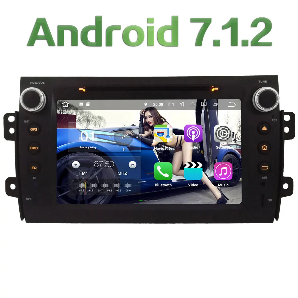 8 Android 7 1 2 2GB RAM 4G Wifi SWC DAB Car DVD Player Radio Stereo