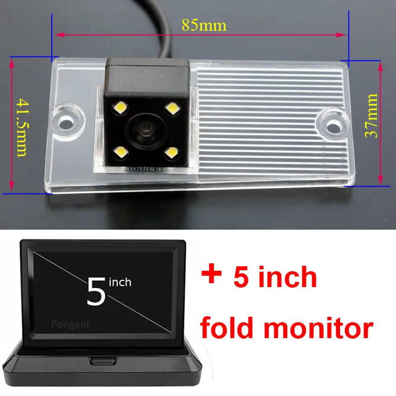 Автомобильный резервный вид сзади беспроводной gps парковочная камера монитор для Kia Sportage 2000 2001 2002 2005 2006 2007 2008 2009 2010 2011 2012 - Название цвета: with monitor 5