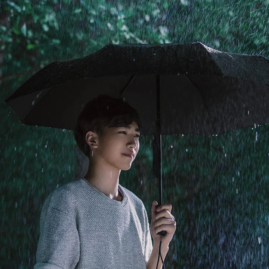 Xiaomi дождливый Зонт Автоматический складной и открывающийся алюминиевый Зонт ветрозащитный мужской женский водонепроницаемый для зимы и лета
