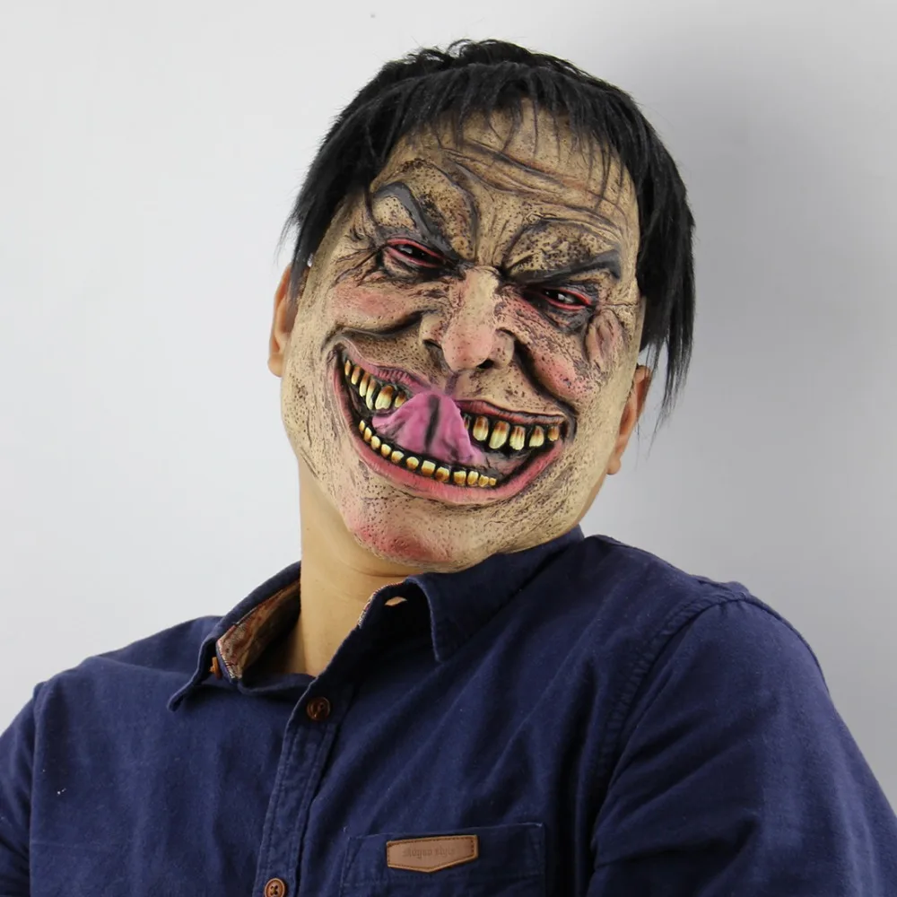 

Halloween Mask Kinky Smile Funy Creepy Scary Clown Mask Cosplay Props for Theme Party Halloween Party Masquerade Party