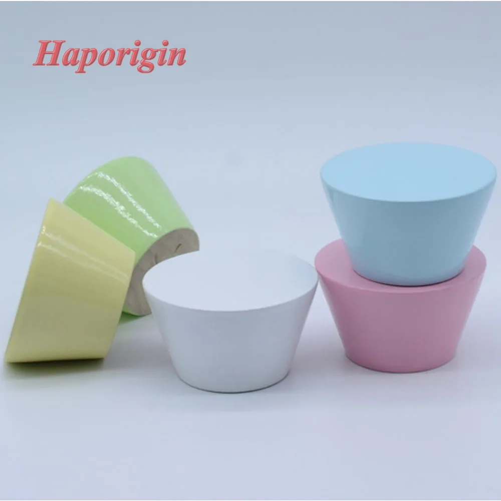 5x Wooden Kitchen Cabinet Drawer Knobs Cupboard Handles