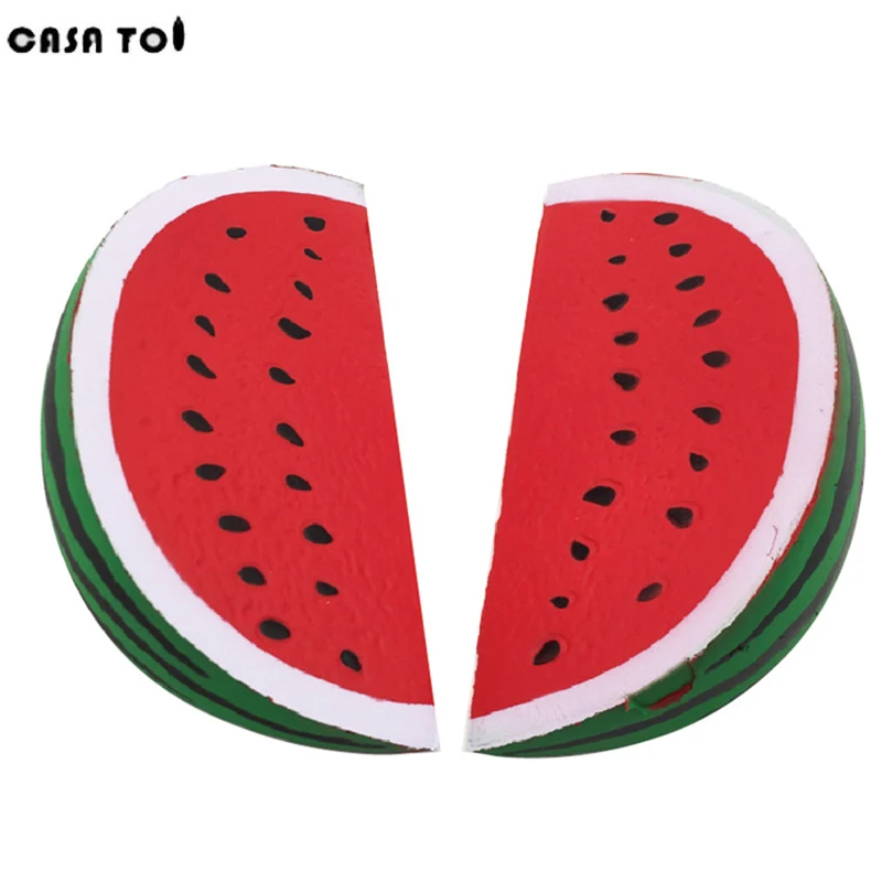 Kawaii Squishy Cute Soft Toy Watermelon Squeeze Decompression Sticky Eliminate Stress Squishies Fun Children's Toys | Игрушки и