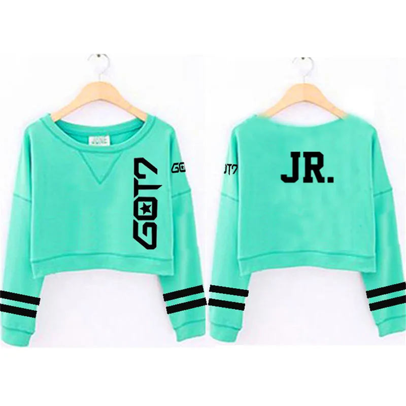 ALLKPOPER Kpop GOT7 Sweatershirt سجل الرحلة الاضطراب المحاصيل أعلى المتناثرة طويلة الأكمام هوديي عارضة هوديس جديد 2019 رياضية ALLKPOPER Kpop GOT7 Sweatershirt سجل الرحلة الاضطراب المحاصيل أعلى المتناثرة طويلة الأكمام هوديي عارضة هوديس جديد 2019 رياضية