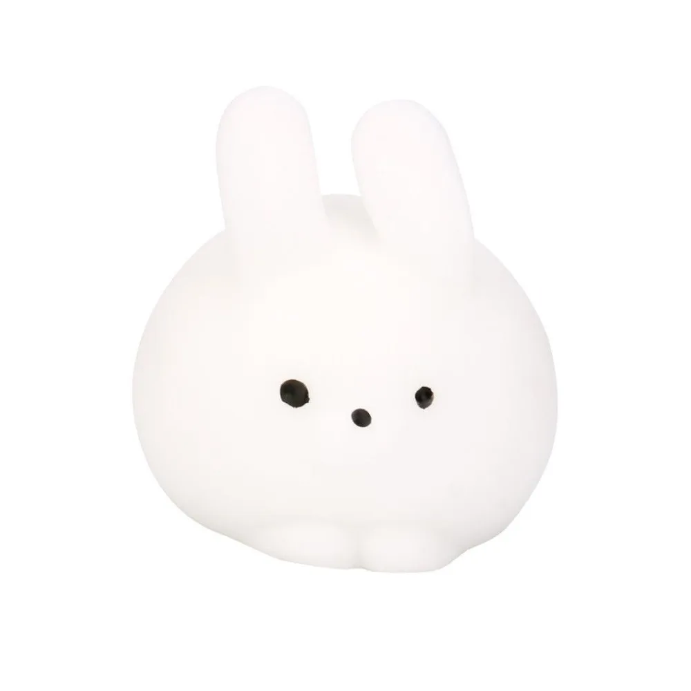 Игрушка для детей, милый мягкий мини-толстый кролик, исцеляющий, сдавливающий, веселый, шутка, подарок, поднимающиеся игрушки, мягкие антистрессовые трюки - Цвет: White