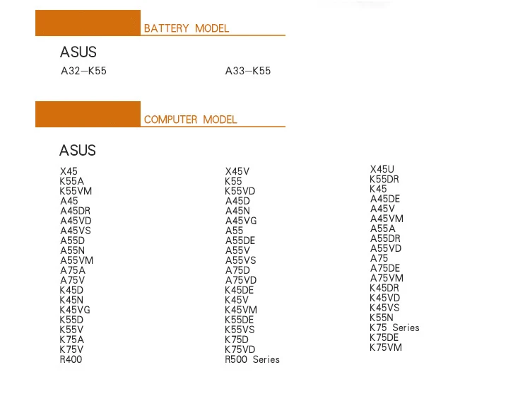 Dinto 5200 мАч 11,1 В ноутбука Батарея A32-K55 A33-K55 6 ячеек для ASUS U57 X45 A45 A55 K55 A75 K45 K75 R400 R500 R700 серии