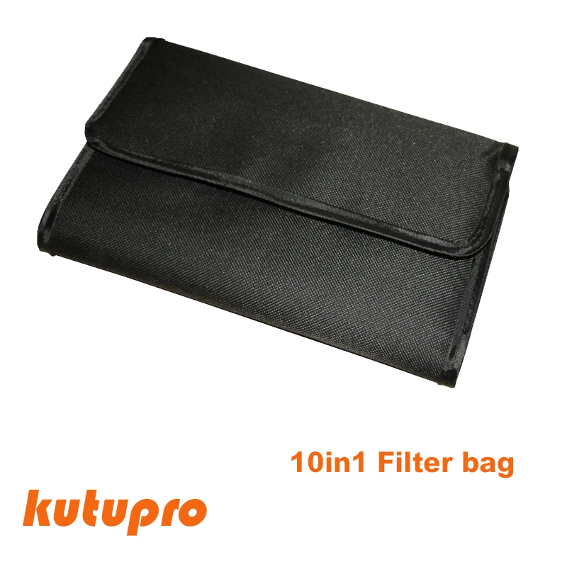 

ktutupro Universal Portable Nylon Camera Lens Filter Bags For 37mm - 82mm Camera Filters 10 Wallet Lenses Accessories Pouch Case