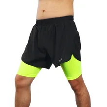 Для Мужчин's летняя быстросохнущая шорты для бега, велоспорта, бадминтона, занятий спортом на открытом воздухе Фитнес Костюмы