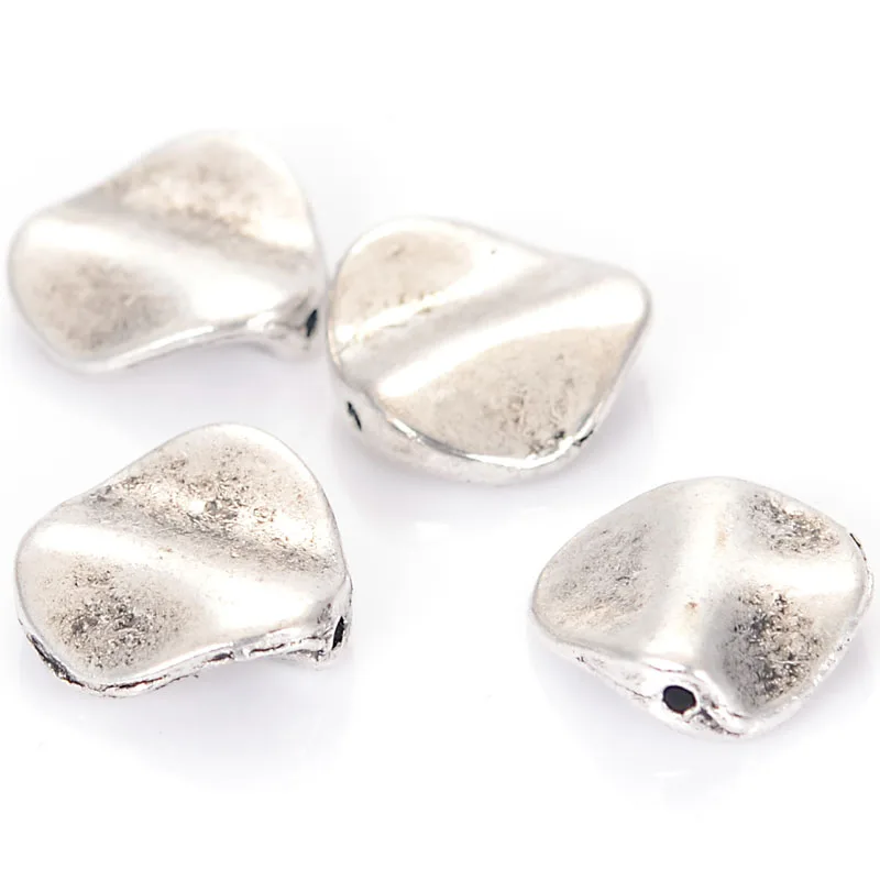 

17 Pcs/Lot Retro Vintage Antique Silver Design Metal Cast Charm Bead For Diy Handmade Jewelry Making Finding Accessories