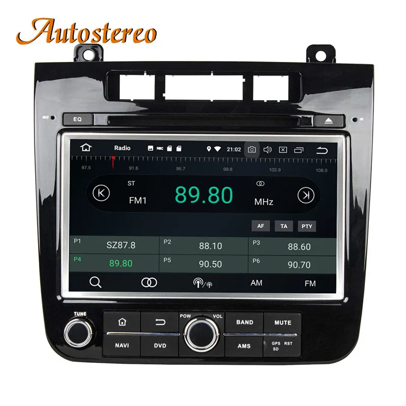 Автостерео Android 9 PX5/PX6 автомобильный dvd-плеер gps навигация для VW TOUAREG 2010- головное устройство мультимедийный плеер магнитофон