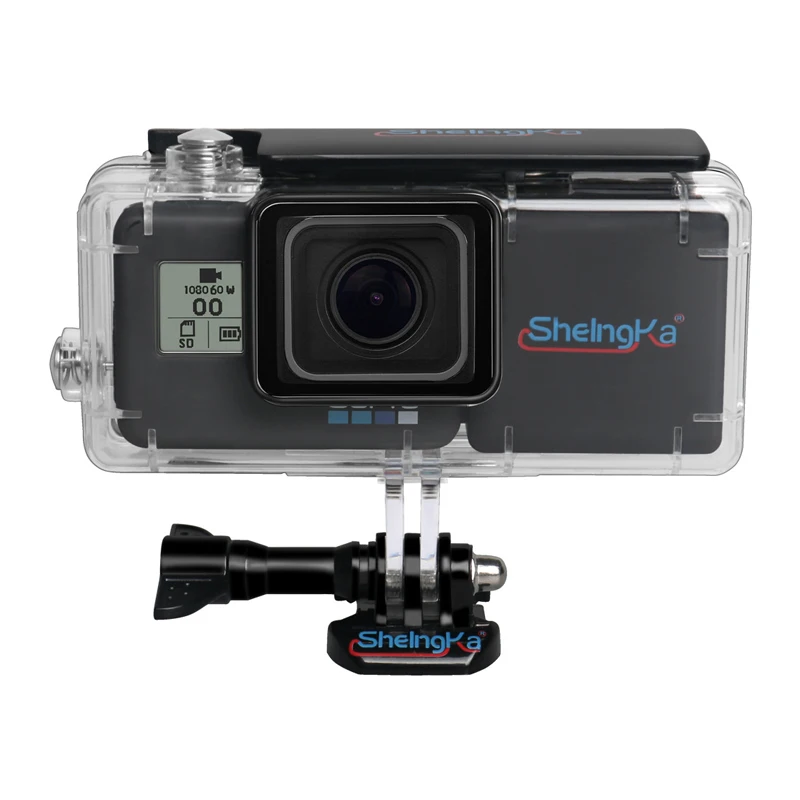 2300mAh Extended Battery Side powerbank + Waterproof Case 45M Underwater protective Housing For GoPro Hero 5 6 7 Black (6)