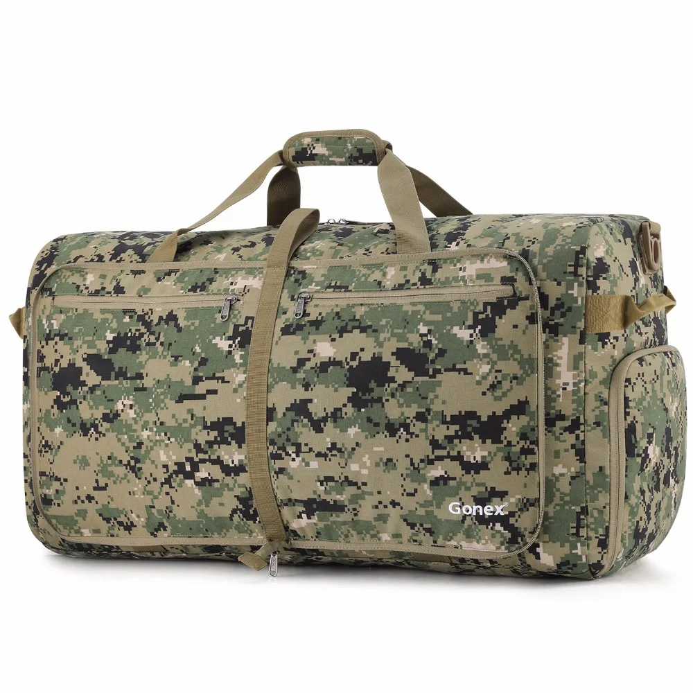 Gonex 100L Cordura Дорожная Спортивная сумка складная для багажа удобная на плечо