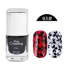 Misscheering 1 бутылка 7 мл Модный лак для ногтей для дизайна ногтей дизайнерский штамп лак для ногтей штамповка лак спрей Pretty