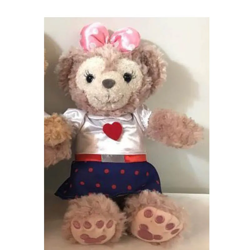 1 шт. Высокое качество мультфильм животных Медведь кукла чучела медведи Duffy и shelliemay Плюшевые игрушки подарки - Цвет: white