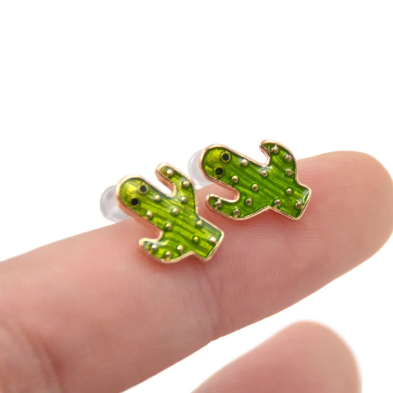 2 шт. женские серьги гвоздики С КАКТУСОМ|fashion stud earrings|stud earringswomen earrings |