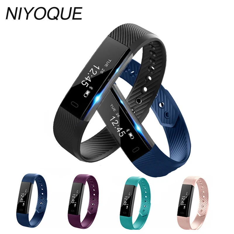 

Touch Bracelet Pedometer Fitness Tracker Smart Bracelet With Sleep Monitor Sports Wristband Bluetooth Android Smart ID115