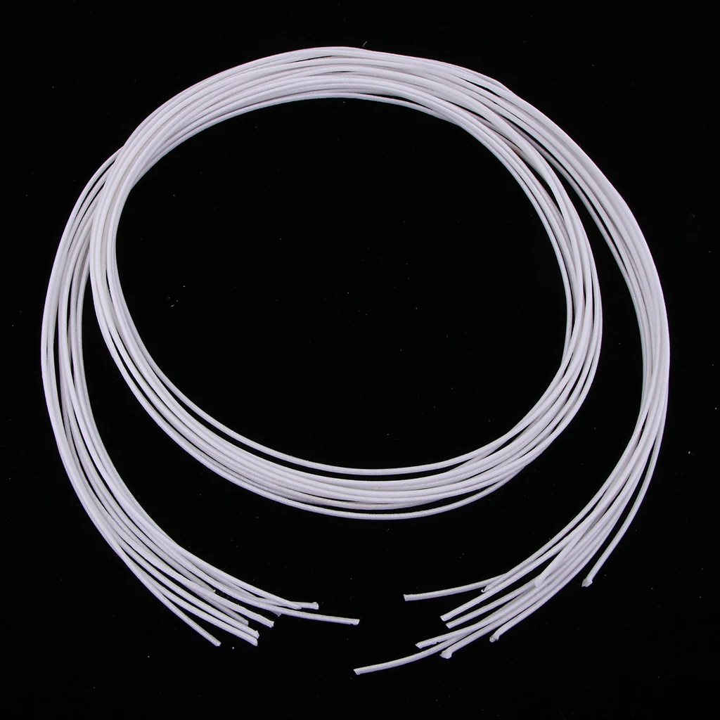 10 Pieces 1.5mm Pre- Waxed Cotton Candle Wicks Core DIY Handmade Candle Making Supplies