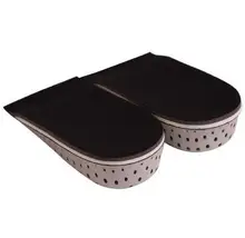 Healthsweet 1 Pair font b Men b font Women Orthopedic Height Increase Insoles Massaging Invisible Half