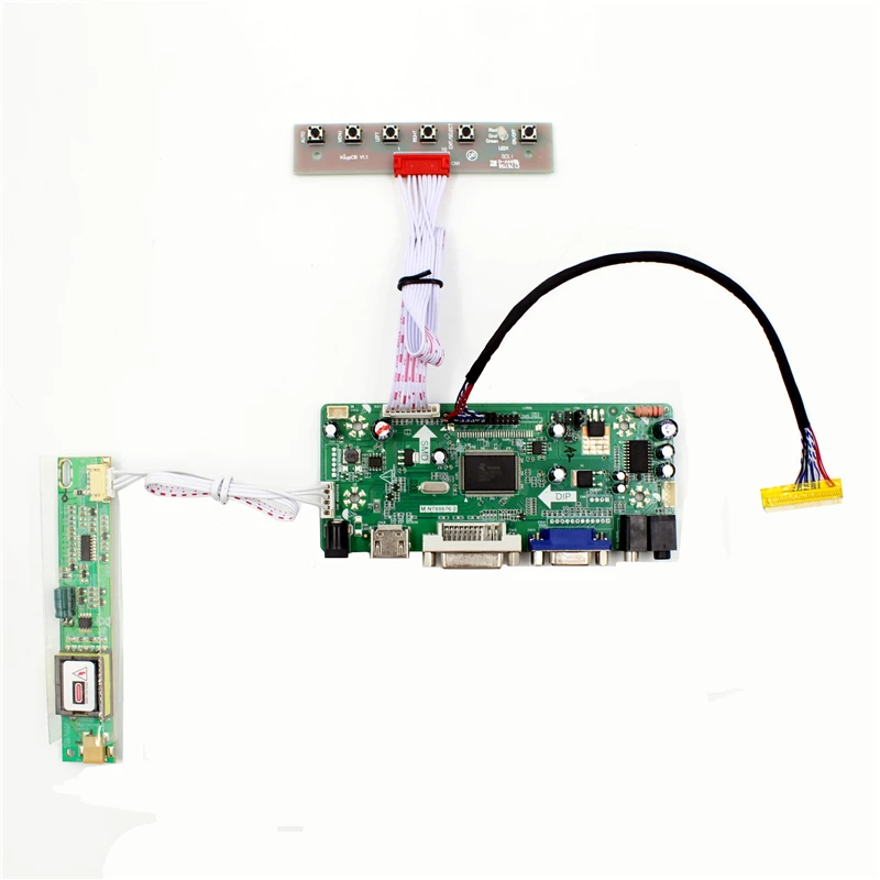 easy repair NT68676 VGA DVI Audio HDMI-compatible LCD Controller Board kit compatible for 1280x800 QD15TL01 Rev.01 15 inch panel |