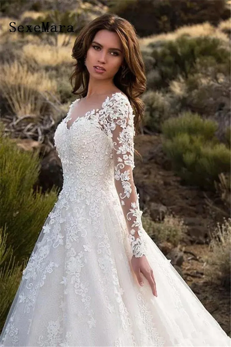modest-long-sleeve-wedding-dresses-with-pockets