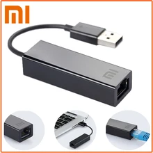 Unique Xiaomi USB to RJ45 Exterior Ethernet Card lan Adapter 10/100Mbps for xiaomi TV BOX Three Professional 3s Mac OS laptop computer PC Sensible