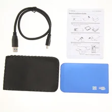 Высокая Скорость Сельма Алюминиевый USB 3.0 SATA 2.5 «HD HDD Жесткий Диск Корпус Дело/Box 2.5 дюймов Горячие Продажа