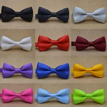 Классический Детский галстук-бабочка для мальчиков и девочек, Детский галстук-бабочка, модный, 25 цветов, мятный, зеленый, красный, черный, белый, зеленый, галстук для домашних животных