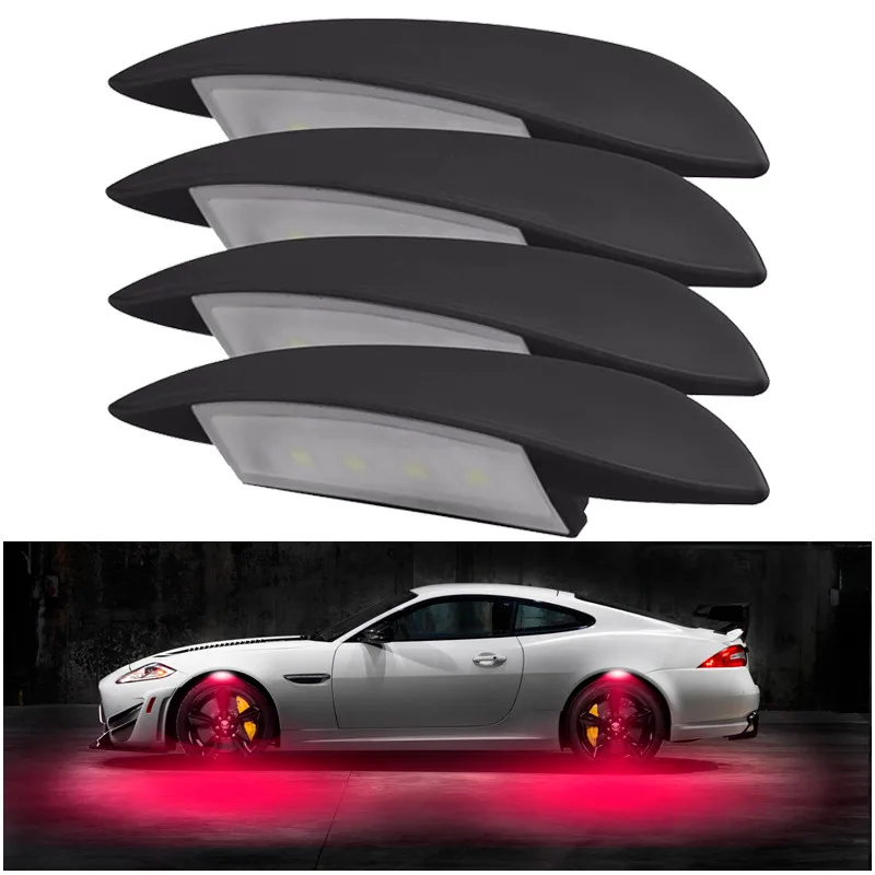Buy 4pcs/lot Car LED Wheel Lights Tire Light flashing