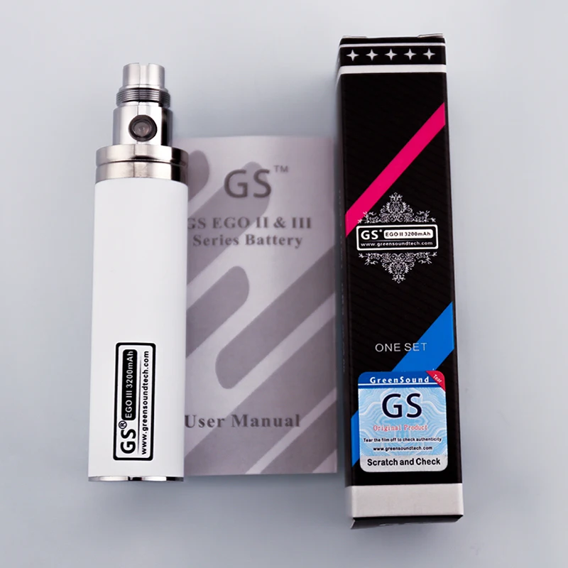 Оригинальный испаритель GS Ego III батарея 3200 мАч электронная сигарета с большой