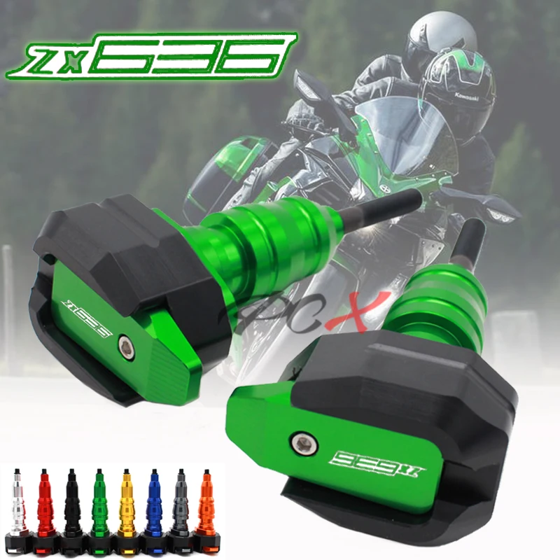 

ZX636 Frame Sliders Crash Protector KAWASAKI ZX636 NINJA ZX-6R 2002-2004 Motorcycle Bobbins Falling Protection