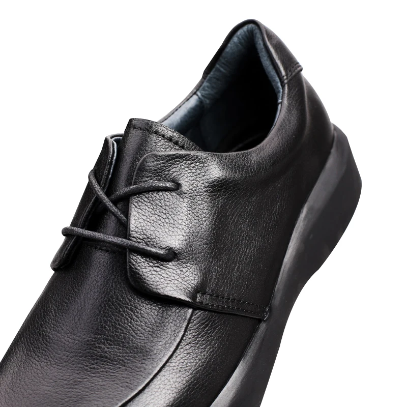 Sapatas Se Macio Do De Homens up Couro Lace Os Grife Vestem Sapatos Genuíno Superior Negócios Retro Dos Preto Lazer rrwd8a