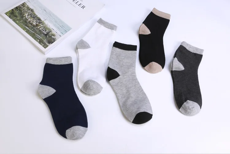 Мужские цветные хлопковые носки в деловом стиле с рисунком, Компрессионные носки sokken heren, модные носки, бамбуковые носки