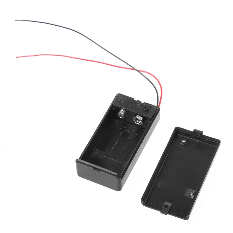 2Pcs New 9V Battery Holder with ON//OFF Switch 9 volt Box Pack Power Toggle EF