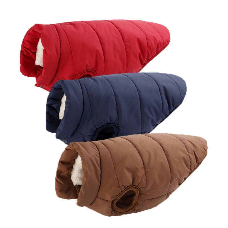 Зимняя одежда для собак, жилет для щенков, куртка, ветрозащитный костюм для питомцев, теплое пальто для маленьких, средних и больших животных, мопс хаски