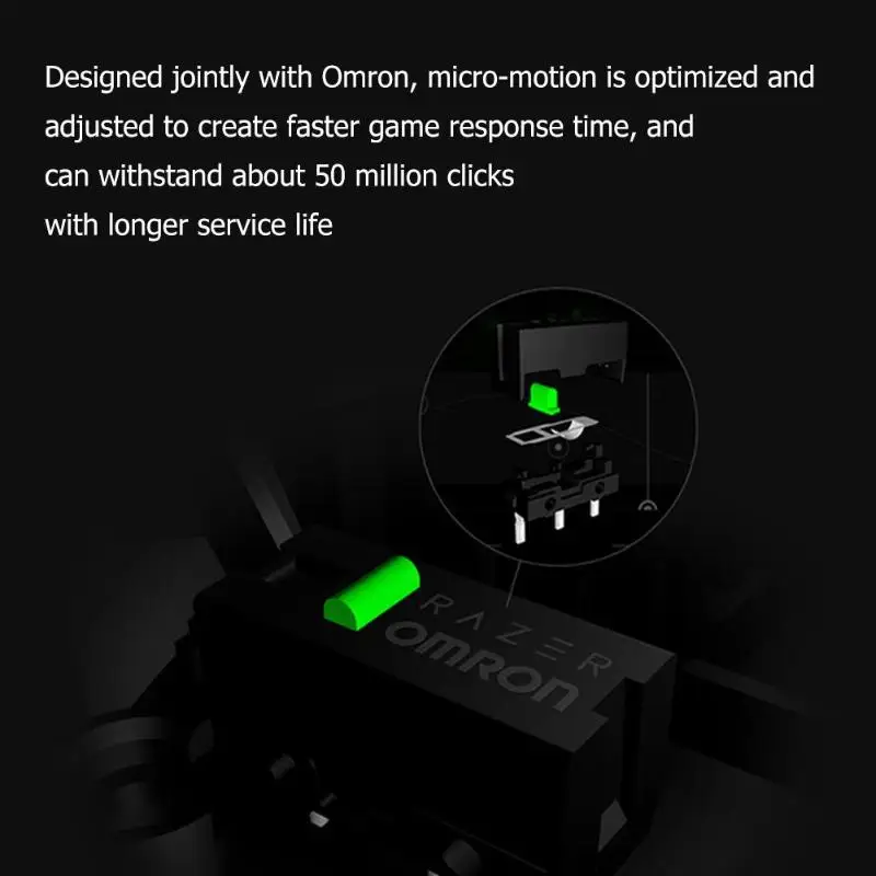 Razer Deathadder Эфирная мышь профессиональная Проводная игровая мышь USB 2000 dpi освещение эргономичные оптические мыши для компьютера PC Новинка