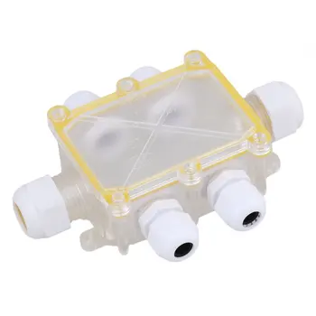 

6-Way 24A 450V Transparent Outdoor Waterproof IP68 Cable Wire Connector Junction Box Electric Enclosure Case Suitable for Cable