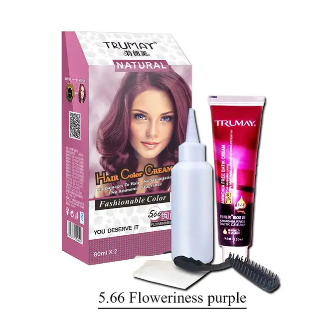 Professional Hair Color Popular Colour Golden Yellow Wine Grape