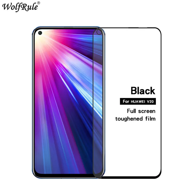 2 шт ЖК экран протектор Huawei Honor View 20 полное клеевое стекло для V20 покрытие