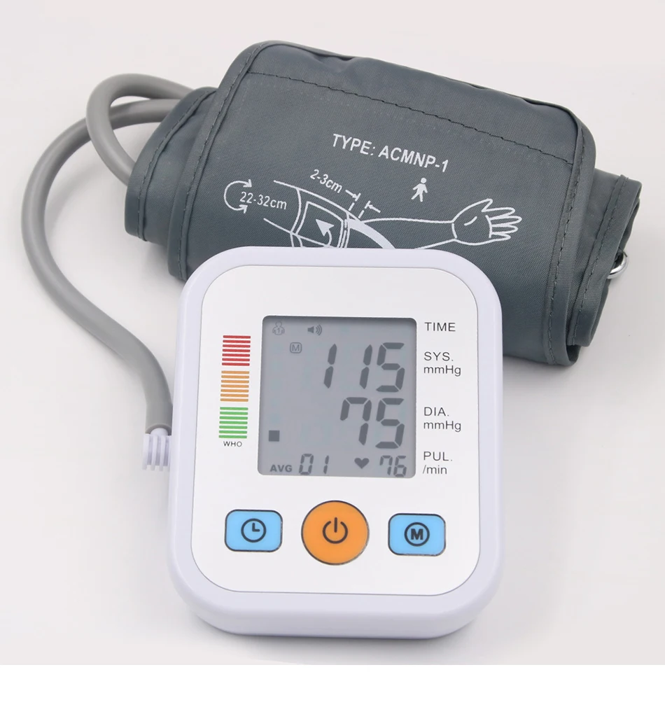 Электрический тонометр прибор для измерения давления верхняя рука Монитор артериального давления медицинское оборудование машина для взбивания сердца