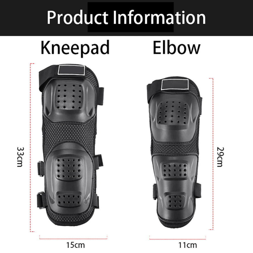 4 шт. мотоциклетные Налокотники протектор наколенники Защитное снаряжение Мото Аксессуары Наколенники Защита